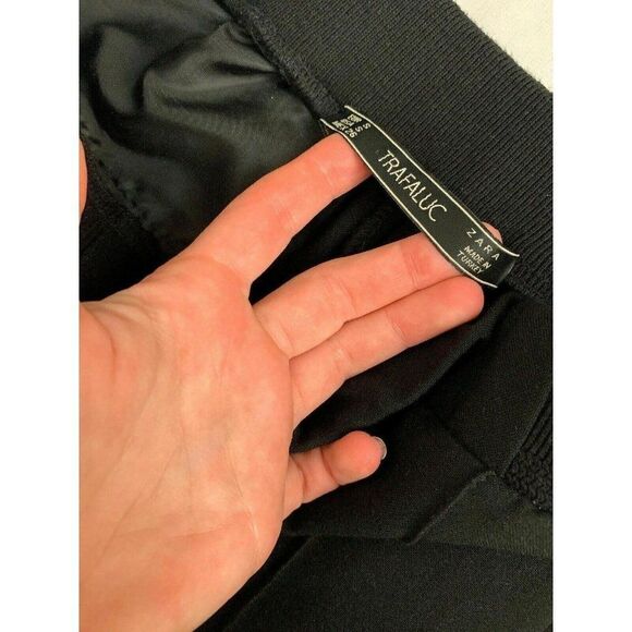 Zara Womens Solid Pleated Dress Work Career Pants Small - Picture 3 of 6